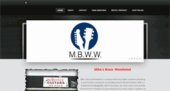 Desktop Screenshot of mikesbrassandwoodwind.com